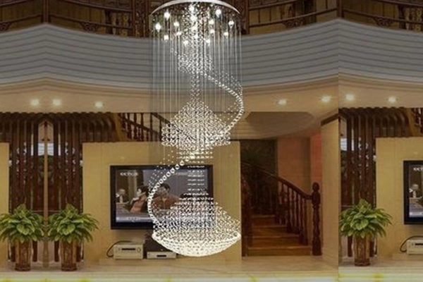 Project lighting chandeliers from Firozabad manufacturers