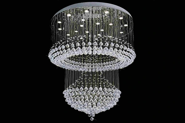 Antique style chandeliers made by trusted glass artisans