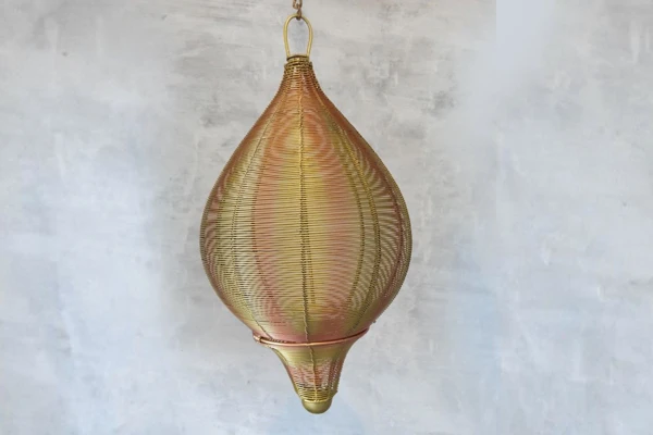 Traditional hanging glass lights with refined craftsmanship