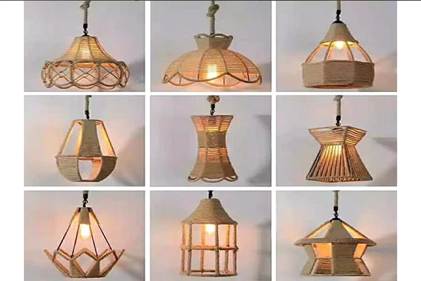 Designer glass hanging lights manufactured for trade