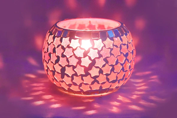 Crystal glass table lamp manufactured for bulk orders