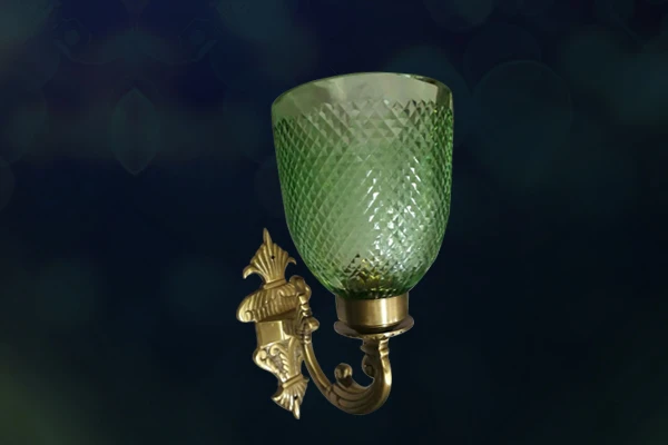 Decorative glass wall lights from Firozabad makers