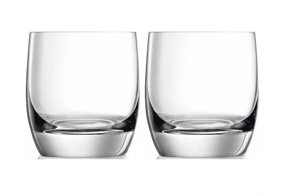 Custom glass whisky glasses produced for exporters